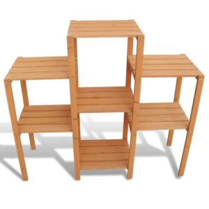 vidaXL Plant Stand Solid Fir Wood