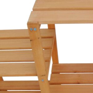 vidaXL Plant Stand Solid Fir Wood