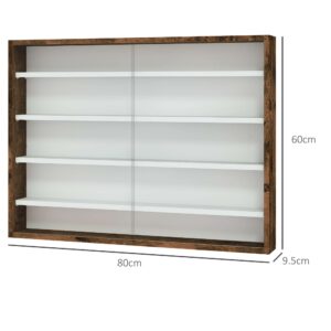 Homcom 5-Tier Wall Display Shelf Unit