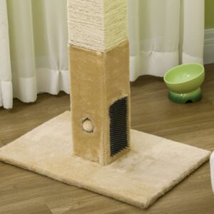 PawHut Cat Scratching Post Beige PawHut Cat Scratching Post Beige