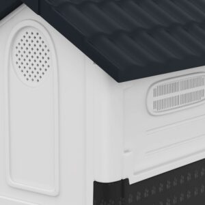 PawHut Dog Kennel for Outside Grey