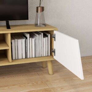 Homcom TV Unit Cabinet Oak