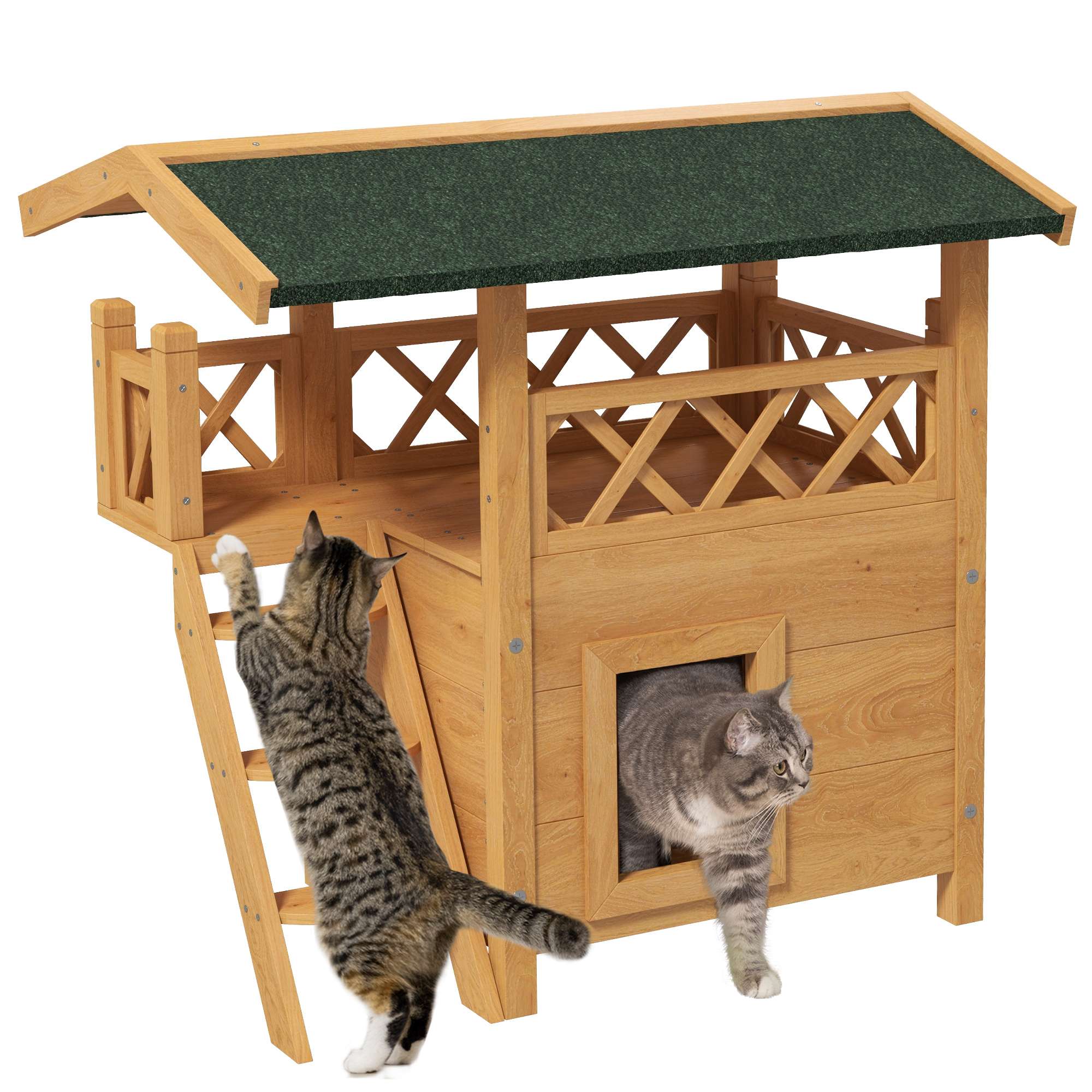 PawHut Outdoor Cat House PawHut Outdoor Cat House