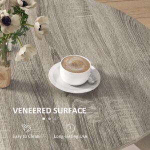 Homcom Folding Dining Table Grey