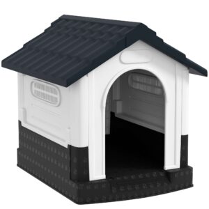 PawHut Dog Kennel for Outside Grey