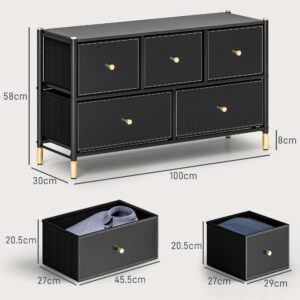Homcom Fabric Chest of Drawers