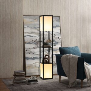 Homcom Floor Lamp with Dual Light