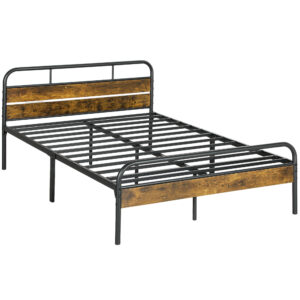 Homcom Single Bed Frame w/ Headboard
