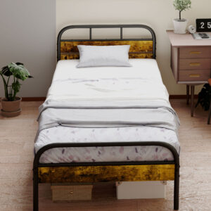 Homcom Single Bed Frame w/ Headboard