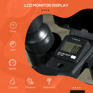 Sportnow Exercise Bike w/ LCD Display