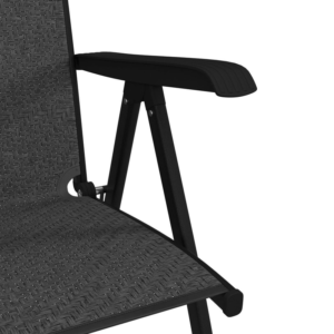 Outsunny 2 Rattan Folding Chair Set