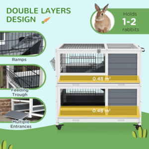 PawHut Indoor Rabbit Hutch