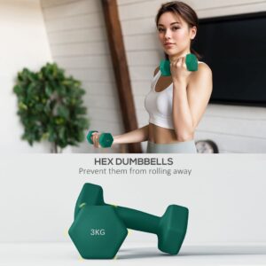 Sportnow Dumbbells Set w/ Rack