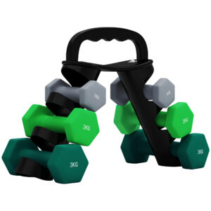 Sportnow Dumbbells Set w/ Rack