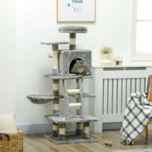 PawHut 132cm Multi-Activity Cat Tree