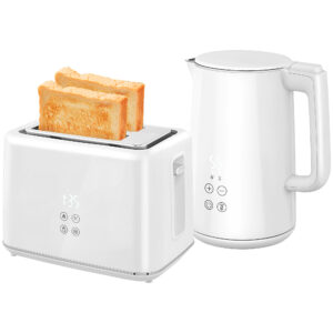 Homcom 1.5L 3000W Kettle & 2 Slice Toaster
