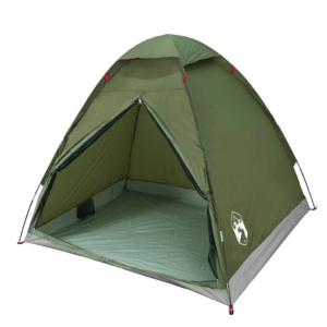 vidaXL 2-Person Dome Tent Olive Green