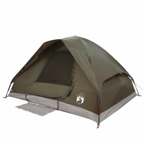 vidaXL 6-Person Dome Tent Brown