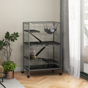 PawHut Small Animal Cage Multi Level
