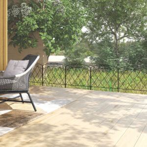 Outsunny 61cm x 3m Picket Fence Panels