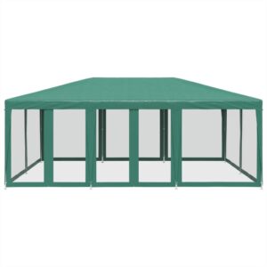 vidaXL Party Tent w/ 10 Mesh Sidewalls 6x4m