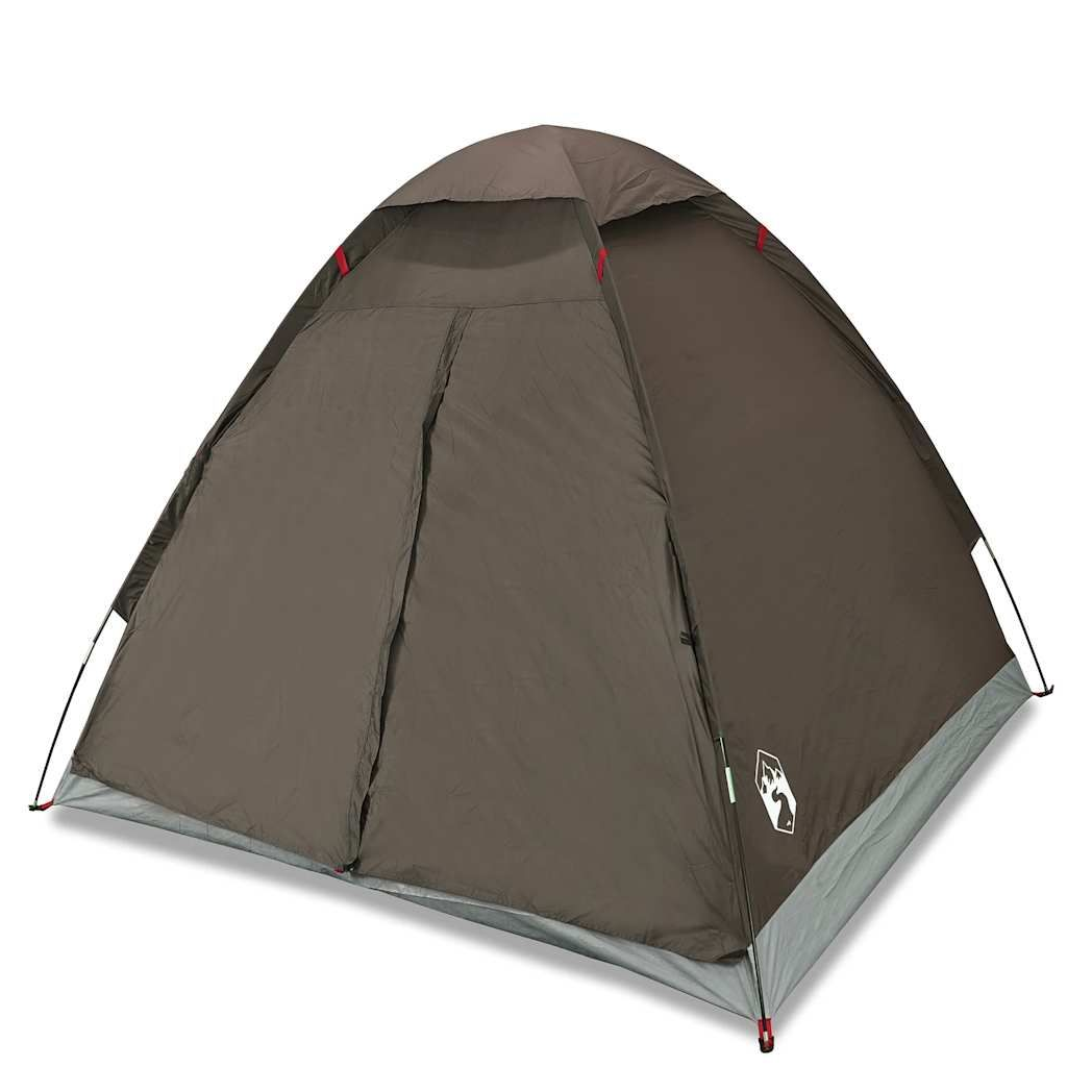 vidaXL Camping Tent Dome 2 Person Brown vidaXL Camping Tent Dome 2 Person Brown