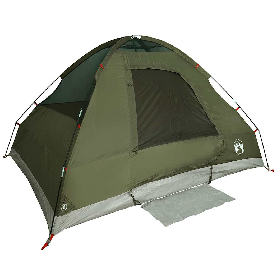 vidaXL Camping Tent Dome 2 Person Olive Green vidaXL Camping Tent Dome 2 Person Olive Green