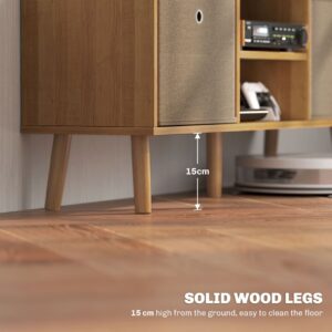 Homcom TV Cabinet Stand w/ Shelves