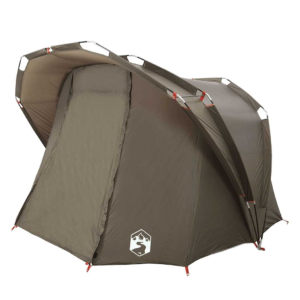 vidaXL 4-Person Fishing Tent Brown