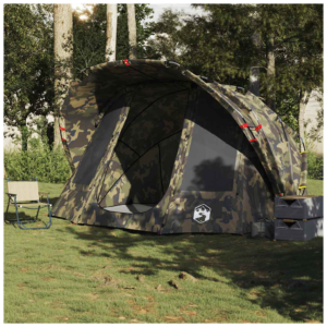 vidaXL 5-Person Fishing Tent Camouflage