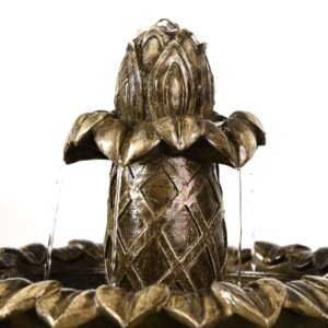 Outsunny 2-Tier Garden Water Fountain