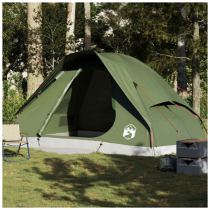 vidaXL 6-Person Dome Tent Olive Green