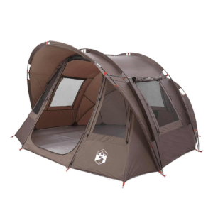 vidaXL 2-Person Fishing Tent Brown
