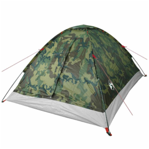 vidaXL 4-Person Dome Tent Camouflage