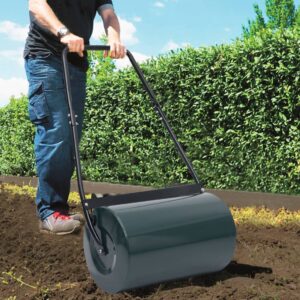 vidaXL Lawn Roller Black 57cm 50L
