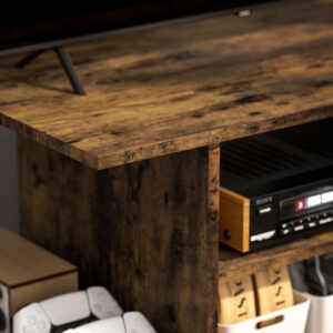 Homcom TV Cabinet Stand w/ Shelves