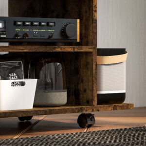 Homcom TV Cabinet Stand w/ Shelves