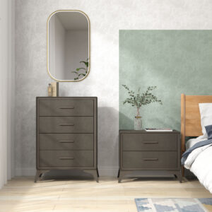 Homcom 4 Drawer Chest of Drawers