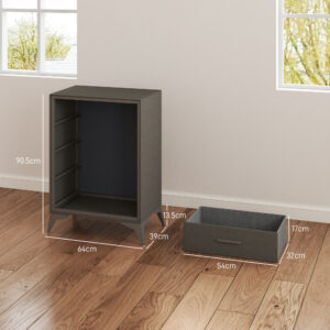 Homcom 4 Drawer Chest of Drawers