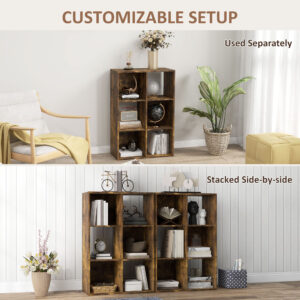 Homcom Storage Cabinet Bookcase