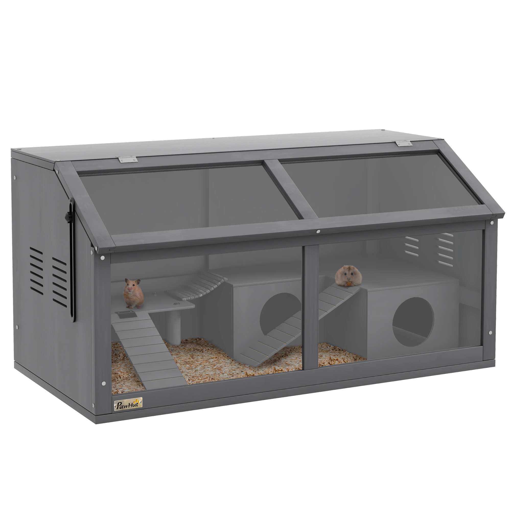PawHut Wooden Hamster Cage PawHut Wooden Hamster Cage