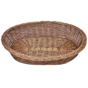 vidaXL Willow Dog Basket 90cm