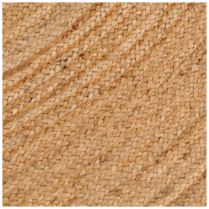 vidaXL Area Rug Braided Jute