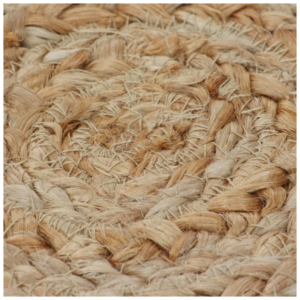 vidaXL Area Rug Braided Design Jute
