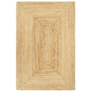 vidaXL Handmade Rug Braided Jute