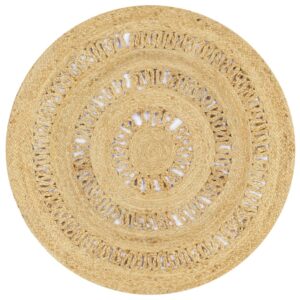 vidaXL Handmade Rug Braided Jute