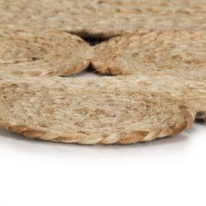 vidaXL Handmade Rug Braided Jute