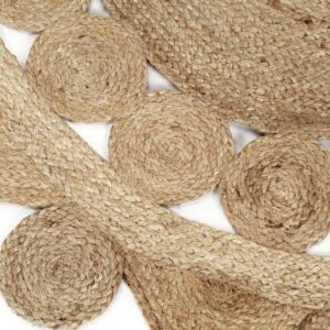 vidaXL Handmade Rug Braided Jute