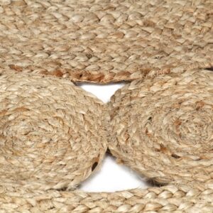 vidaXL Handmade Rug Braided Jute