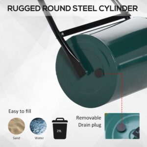 Outsunny 30cm Metal Lawn Roller
